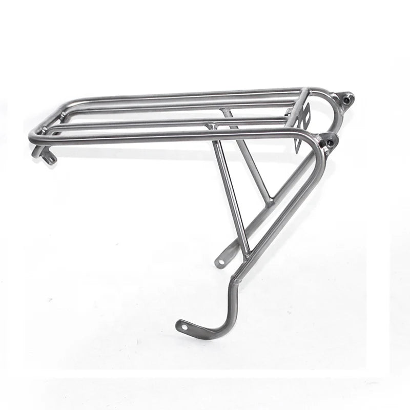 2020 New Design NH NH-RC2 Silver Titanium Bicycle Rear Rack with 40kg Capacity for 26''/27''/29er/700C Bikes (OEM)