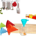 Foldable Collapsible Funnel Gadgets Salt Sugar Sub-Tank Water Bottle Liquid Funnel Transfer for Kitchen