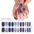 New Technique UV Bake 100% Pure Polish Non-Toxic UV Free Gel Nail Stickers & Wraps with Glitter Finish for Easter Application