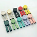 High Quality Custom Engraved Zinc Alloy Bell Stopper Metal Drawstring Rope Cord End Lock for Stoppers