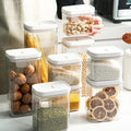 Yiwu Refrigerator Food Container with Lock Lids BPA Free PP Plastic Transparent Eco-friendly Kitchen Storage Containers