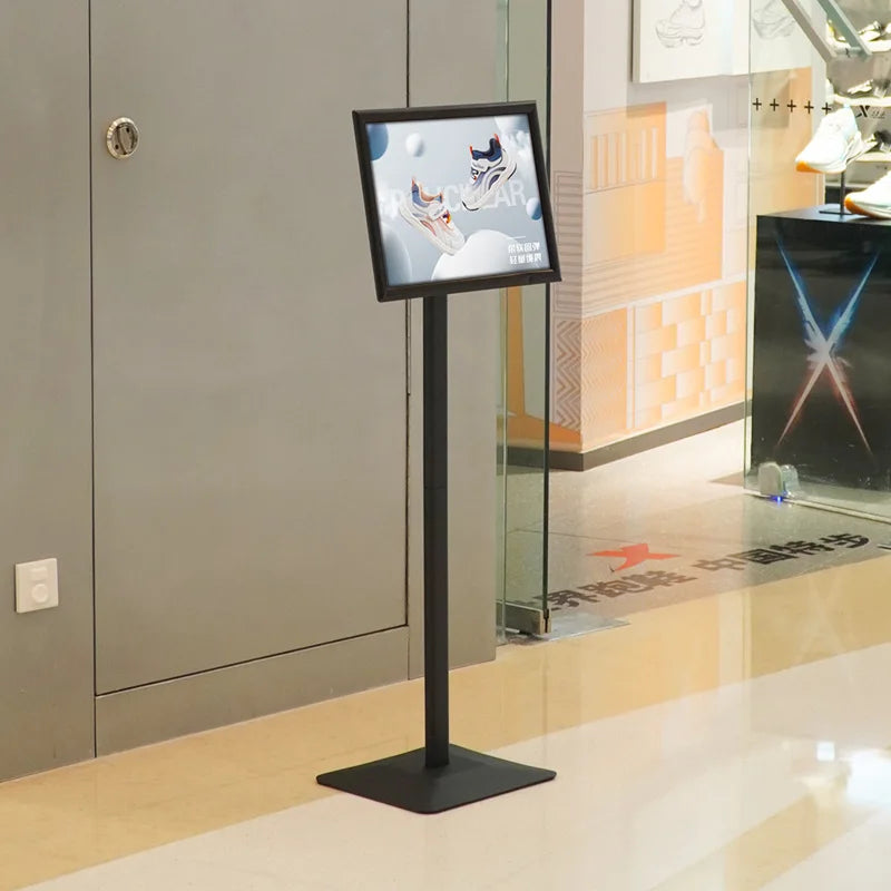 Free Standing Aluminum Frame Sign and Poster Board Hotel Advertising Equipment for Sign Display in Bars
