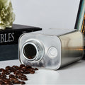 Square 200/250/500g Screw Cap Metal Coffee Bean Tin Container with Valve Empty Offset Color Printing Custom Logo Snack