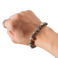 Round with Rose Antique Silver Tibetan Style Plastic Beads