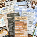 8 Sheets Per Pack Die-cut Vintage Stickers Murphys Daily Series 6 Selections of English Material Themed Priming