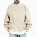 Wholesale Sweatshirt Custom Blank Oversized Vintage Acid Wash Heavy Weight Drop Shoulder Hoodies