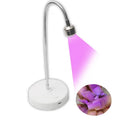 3W Rechargeable Adjustable Flexible Mini UV Lamp Gel Curing Light Cordless Nail Dryer One Finger Flash Cure Table USB Battery
