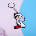 Customized Mini Taekwondo Keyring PVC Taekwondo Keychain