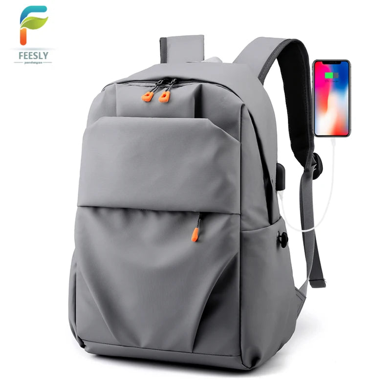 Backpack Usb Charging Office Waterproof Zipper Business Laptop Durable Luxury Travel Bag Laptop Backpack Fashion Women