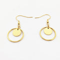 Round Earrings Women Boucles D'oreilles En Acier Inoxydable Gold Hoop Earring Pendientes De Acero Inoxidable Dangle Earrings