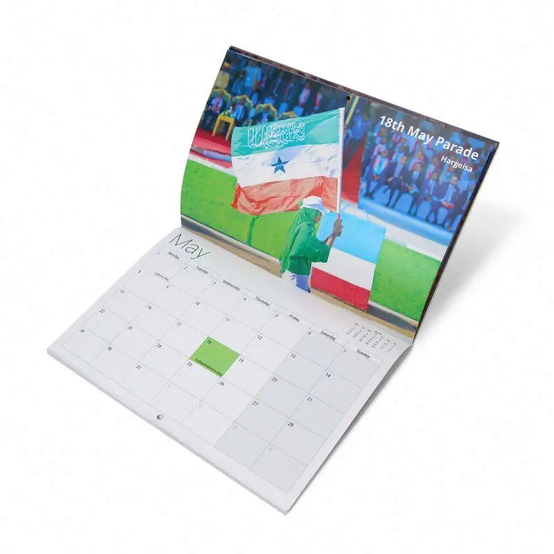 Cheap Factory Price Custom Wooden Desk Base Black Girl 2 Yearly Wall Calendar