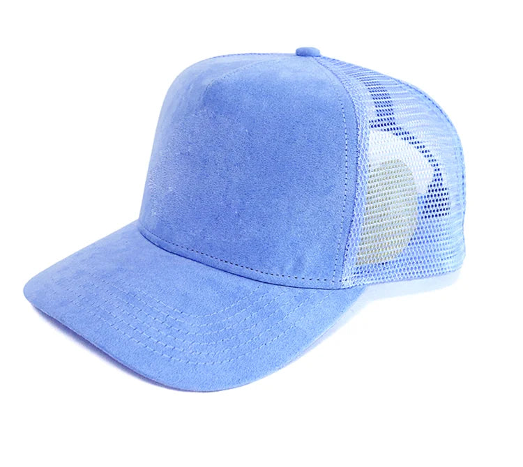 Wholesale Suade Custom Mesh Trucker Hat Luxury Plain Blank Gorras Por-Mayor Trucker Mesh Trucker Cap