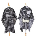 Wanmei Fashion Hair Salon Vintage Barber Shawl Hair Cutting and Dyeing Care Logo Customization Factory Haircut Apron