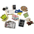 Wholesale Dress Accessories Personalized Metal Souvenir Graduation 2026 Writing Pins for Students