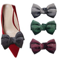 Detachable Durable Handmade Metal Shoe Clips High Heels Pumps Bow Decorations Elegant Wedding Christmas Shoe Buckles Accessory