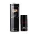 Eco-Friendly Hotel Corridor Auto Air Freshener Dispenser with LCD in Black Color