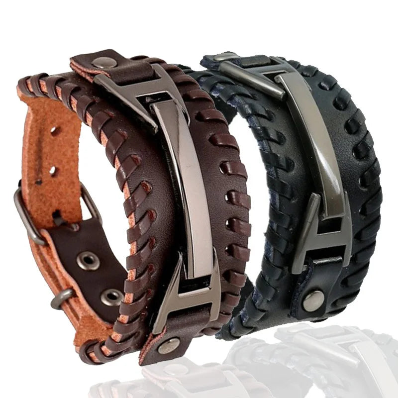 New Fashion Rivet Buckle Belt PU Leather Bracelets Bangles for Women. Charm Wristband Wrap Bangle