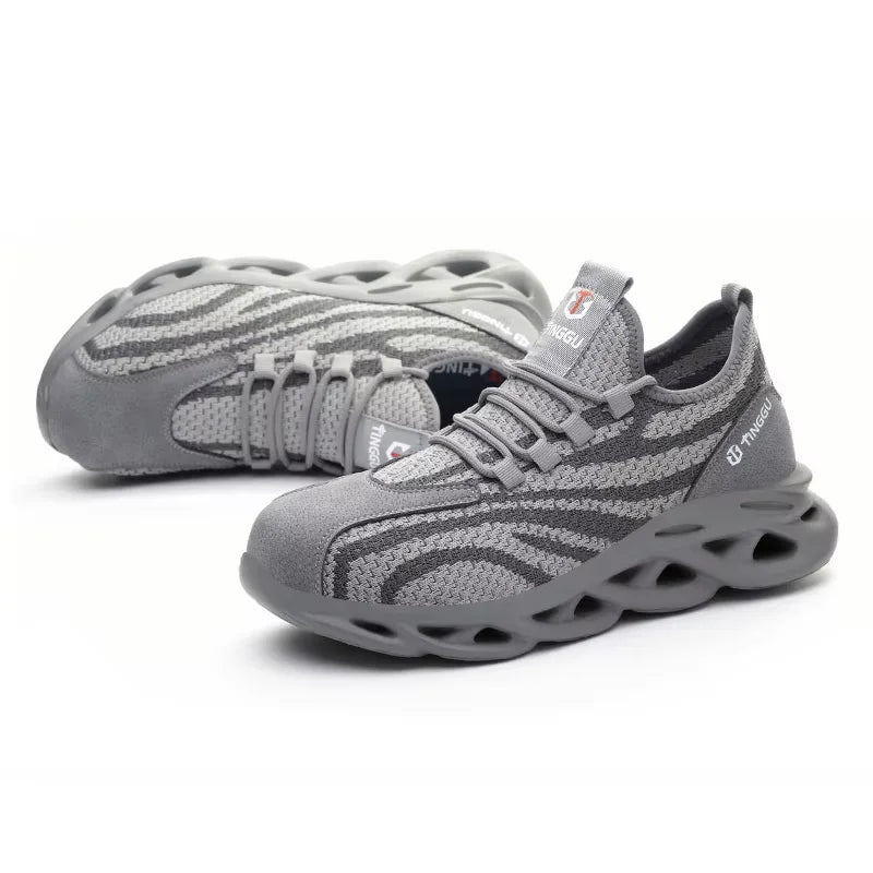 Light Weight Hiking Shoes Industrial Protective Work Boot Casual Trainers Steel Toe Safety Shoes