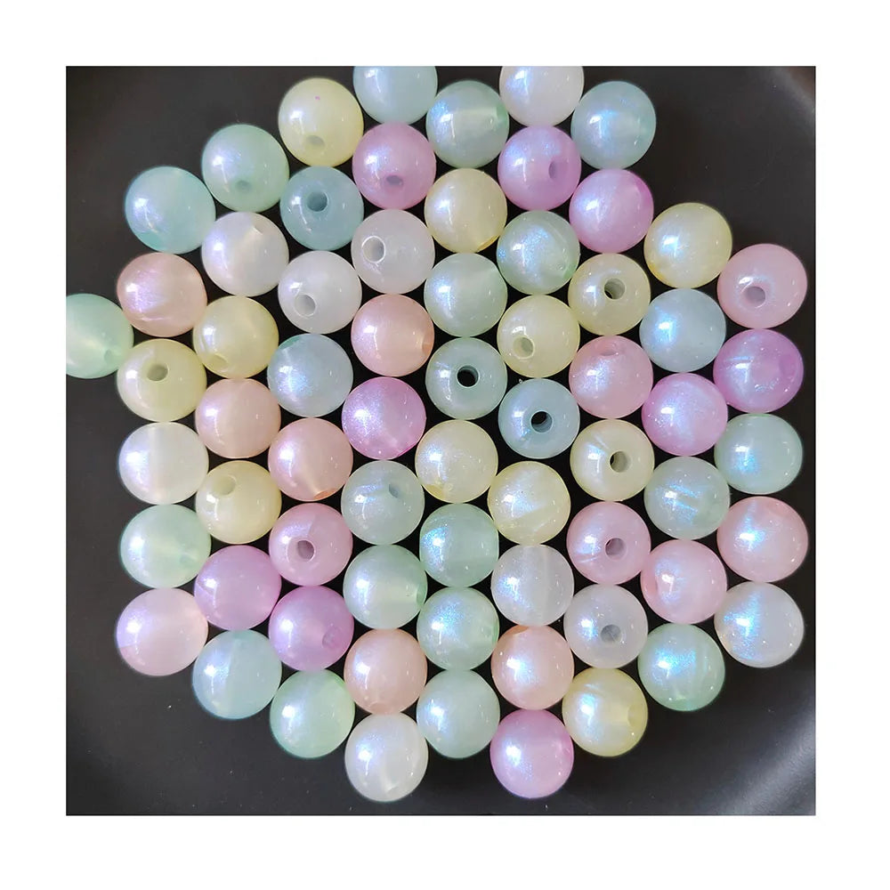 Kawaii Heart Rabbit Head Bear Bowknot Acrylic Beads for Bracelets Necklace Making Diy Jewelry Spacer