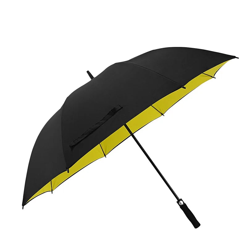 Custom Logo Large Golf Umbrella Wholesale Windproof Protection Umbrella Double Layer Branded Golf Umbrellas