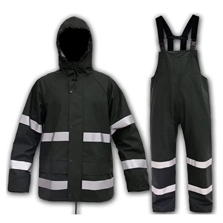 Bike Motorbike Cycling Jacket Reflective Waterproof Windbreaker Hooded Coat for Outdoor Work