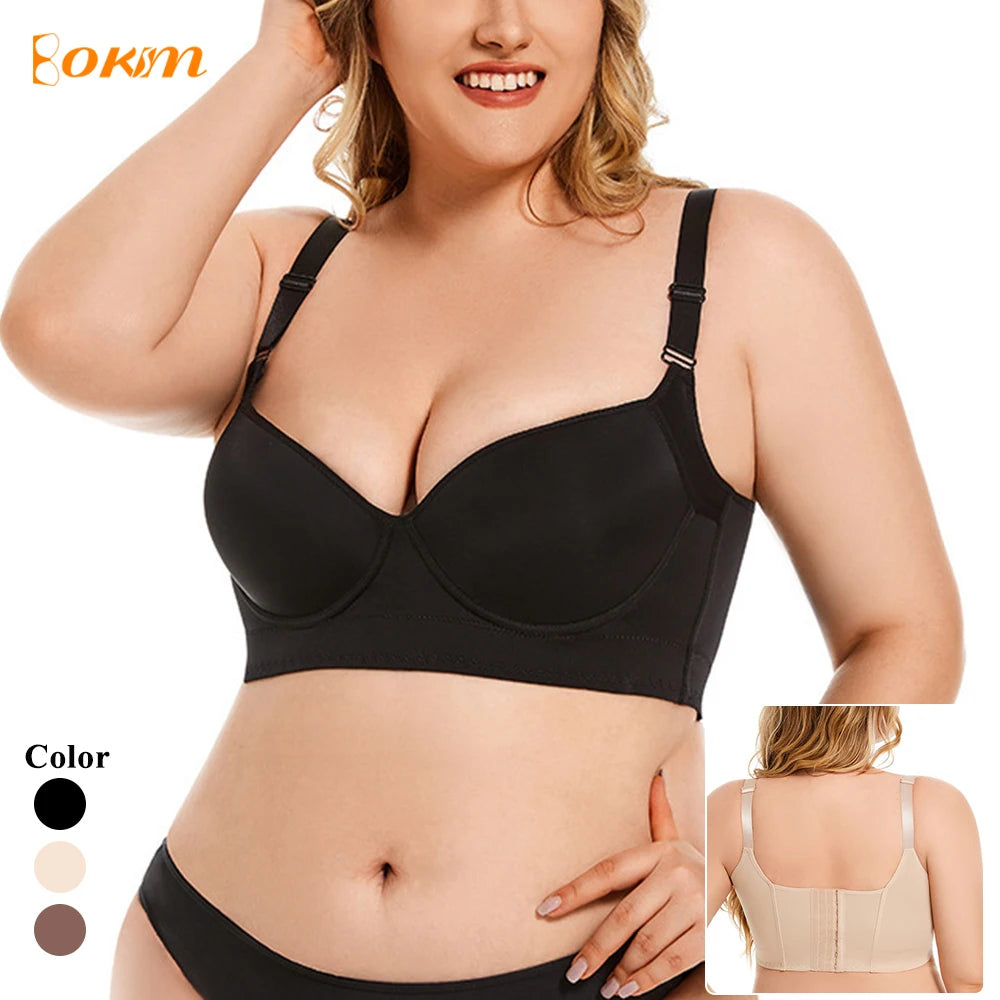 Hot Selling Plus Size Women's Bra Full Coverage Lingerie for Large Bust Sexy Curvy Fit Full Cup Comfortable Bra