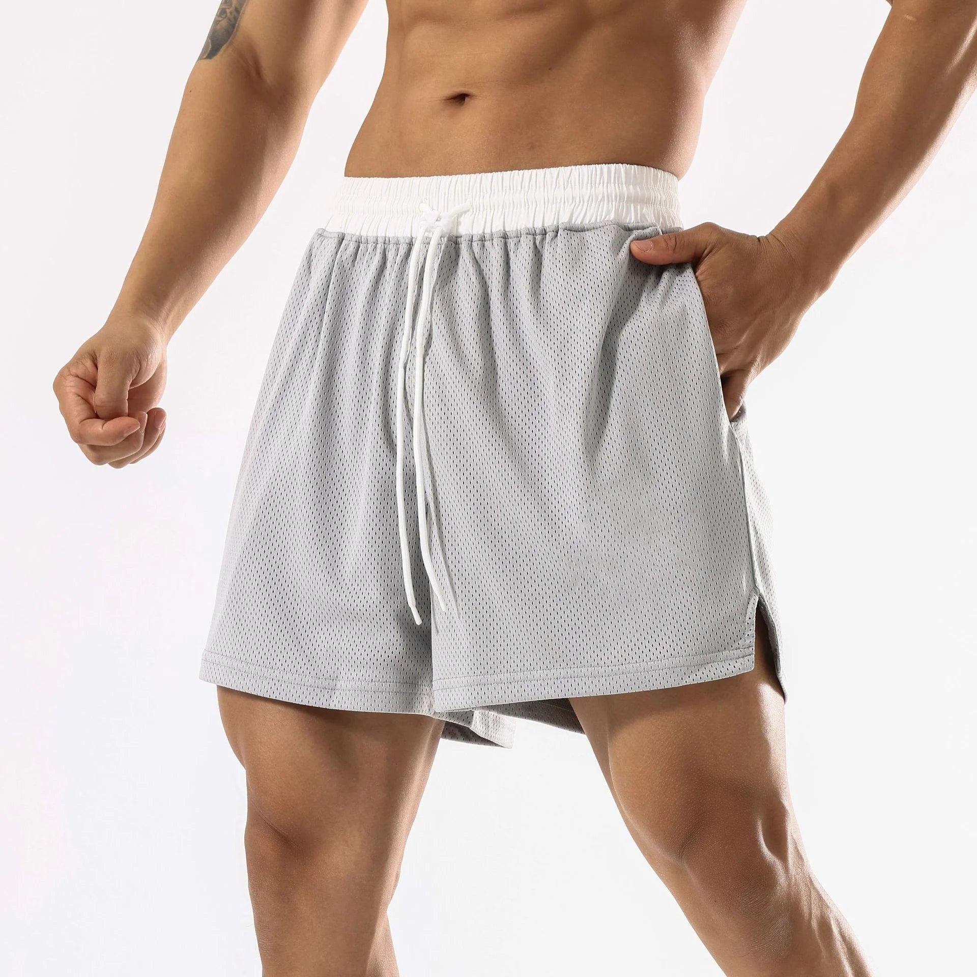 LL- FDK5 Hot Sales Quick Dry Men's Fitness Shorts Tight Sports Shorts Running Pants Sportswear Pants