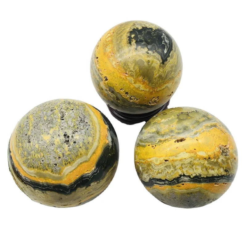 Wholesale Natural Bumblebee jasper Sphere Hand Made Crystal Ball for Decoration and Gifts