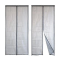 Transparent Insulated Built-In Magnetic Insect Screen Manual Door Curtain Hands-free Modern Privacy Door Mosquito Net Tulle