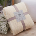 Super Soft Plush Polyester Coral Velvet Fleece Blanket Fluffy Merbau Plaid Blankets for Winter