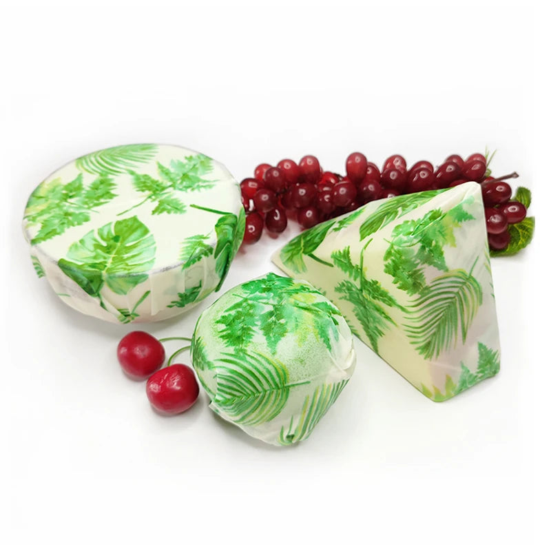 Reusable Bee Wax Food Paper Organic Beeswax Wrap Fruit Fresh Keeping Bag Packaging Paper