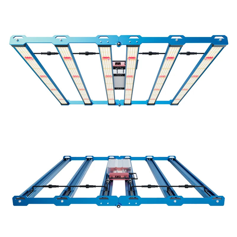 Kingbrite P55 480W Samsung LM301H EVO+OSR (660nm+730nm)+LG UV Rotatable Bars Led Grow Lamp Plant Light LM301B QB288