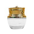 Luxury Custom Glass Packaging for Skin Care Small Empty 30g 40g 70g Face Cosmetic Body Cream Jar with Screw Cap