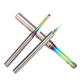 OEM Customized Ball Design Deep Groove End Milling Cutter with Long Neck for Copper Aluminum Material for Deep Hole Processing