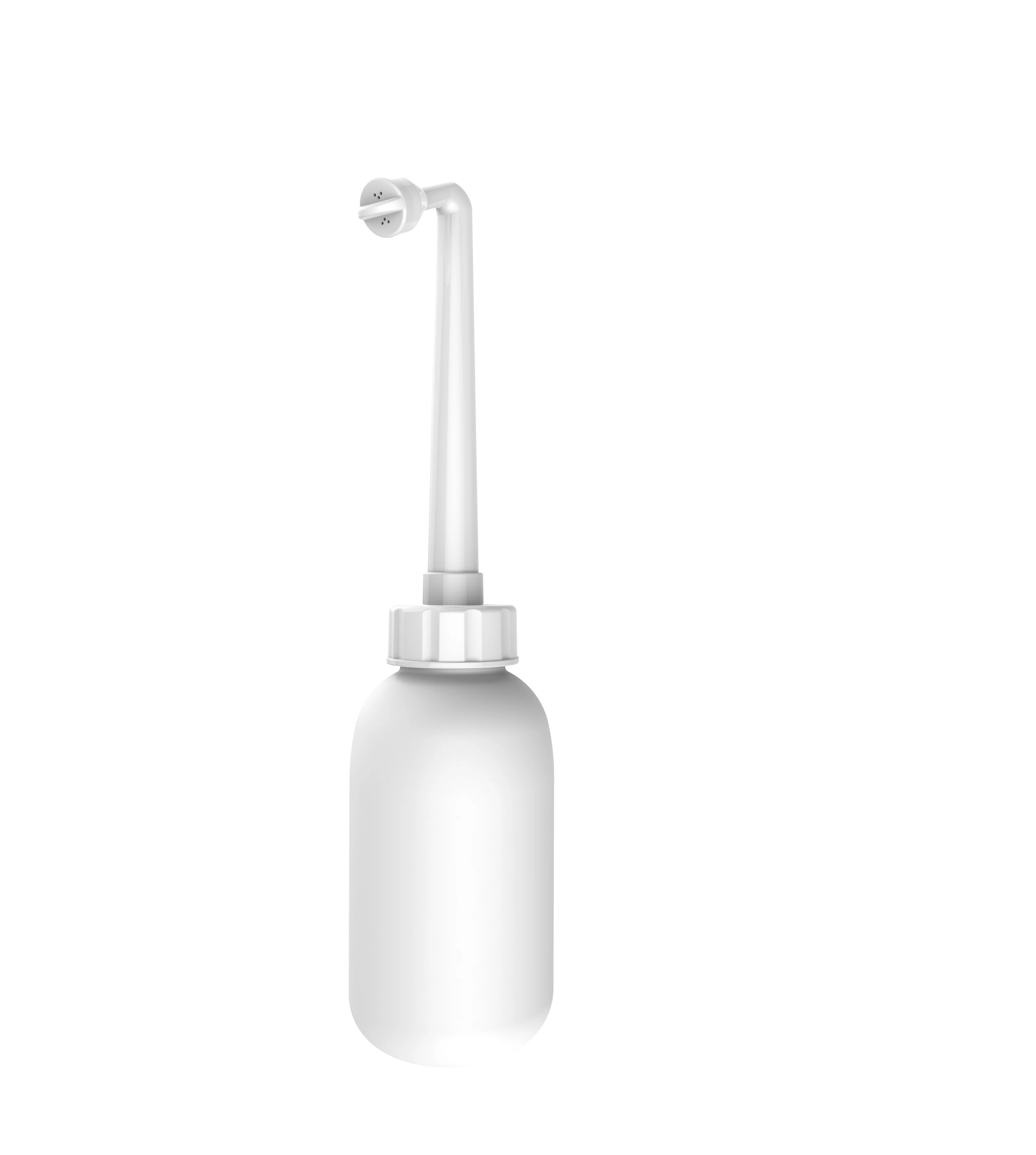 300ML Portable Travel Bidet Non-Electric White EVA Vertical Spray Easy Installation Peri Bottle for Postpartum Baby Care Hotel