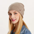 Unisex Wool Knitted Beanie Hats Custom Spring Autumn Casual SkullWinter Beanies Hats With Custom Logo for Women Wholesale