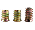 3/16 1/4 5/16 3/8 Metal Galvanized Steel Countersunk Furniture Wood Threaded Insert Nuts