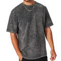 Heavyweight T-shirt Acid Wash Streetwear Stone  With Logo Customize Oversized Vintage Men's T-shirt
