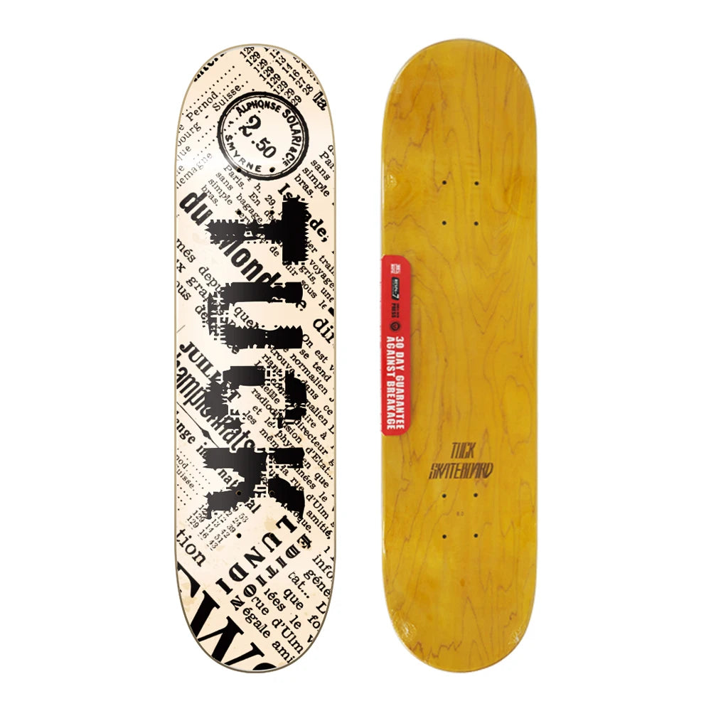 Brand Quality Skate 8" 8.125" 8.25" 7 Ply Canadian Hard Rock Maple Pro Skateboard Deck