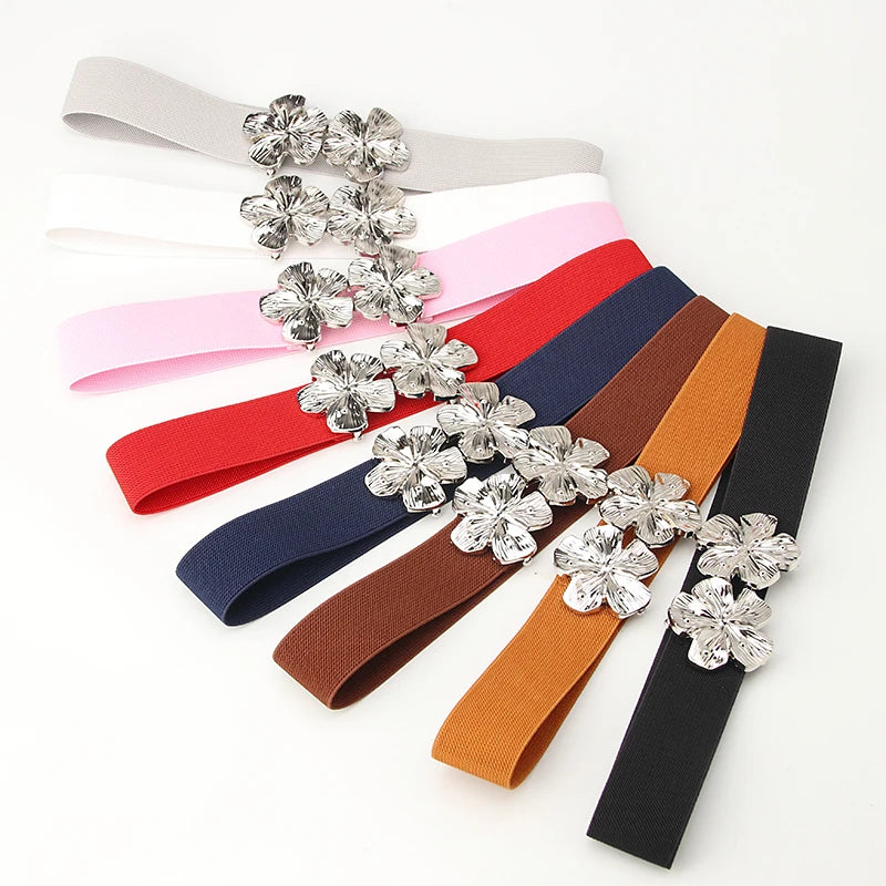 Julun Fashion All-match Ladies Belt All-match Adornment Waist with Coat Waist Seal Waist Fashion Black Belt