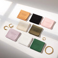 Lionwrapack Customizable Jewelry Flip Pouch Premium Faux Suede Gift Packaging for Earrings Rings Necklaces Bracelets