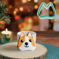 Plastic Tooth Fondant Biscuit Pastry Cookie Cutter and Dough Cutting Mold With Cookie Embosser Stamper Mold Set