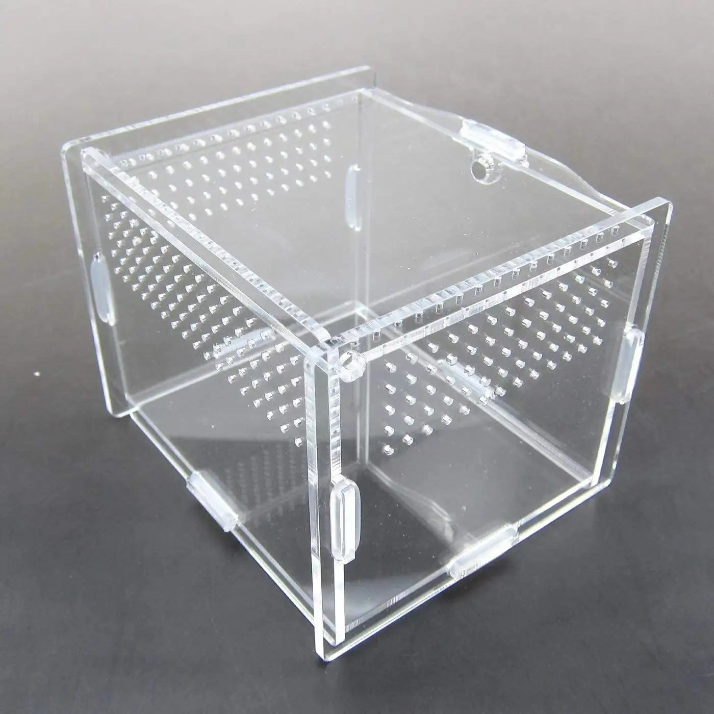 Clear Acrylic Climbing Pet s Feeding Box Rectangle House Tarantula Enclosure Cage Acrylic Reptile Plastic Breeding Box