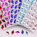 High Grade Loose Sew Rhinestones for Dresses Shoes Bags Flat Back Oval Glass Wholesale Opp Bag Packaging Paypal Payment 2 Bags