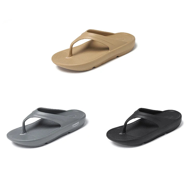 Wholesale Indoor Outdoor EVA Sandals Anti-Slip Injection Relief Arch Support Recovery Slipper Men Ultra Soft Women Flip Flops