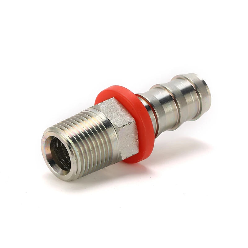 SALNYA Carbon Steel High Pressure Forged Zinc Plated Smooth Adapter Hose Fitting NPT Male Pipe for 15611-PO Hydraulic