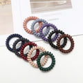 Wholesale Custom Logo Fashion Boho Twist Original Hair Tie Bracelets Accessories Rubber Elastic Hair Bands for Girl