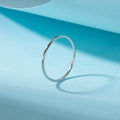 BAPR25 RINNTIN Thin Gold Ring Dainty Cute Stacking Stackable Thumb Pinky Band 1mm 14K Gold Plated Rings for Women Girls