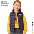 Kids Puffer Vest Custom logo Winter Puffer Coat Girl Windproof Sleeveless Kids Puffer Jackets