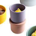 Hot Sales 250ml Reusable Microwave Safety Kids Bento Lunch Box Kitchen Silicone Leakproof Keeping Fresh Food Storage Container